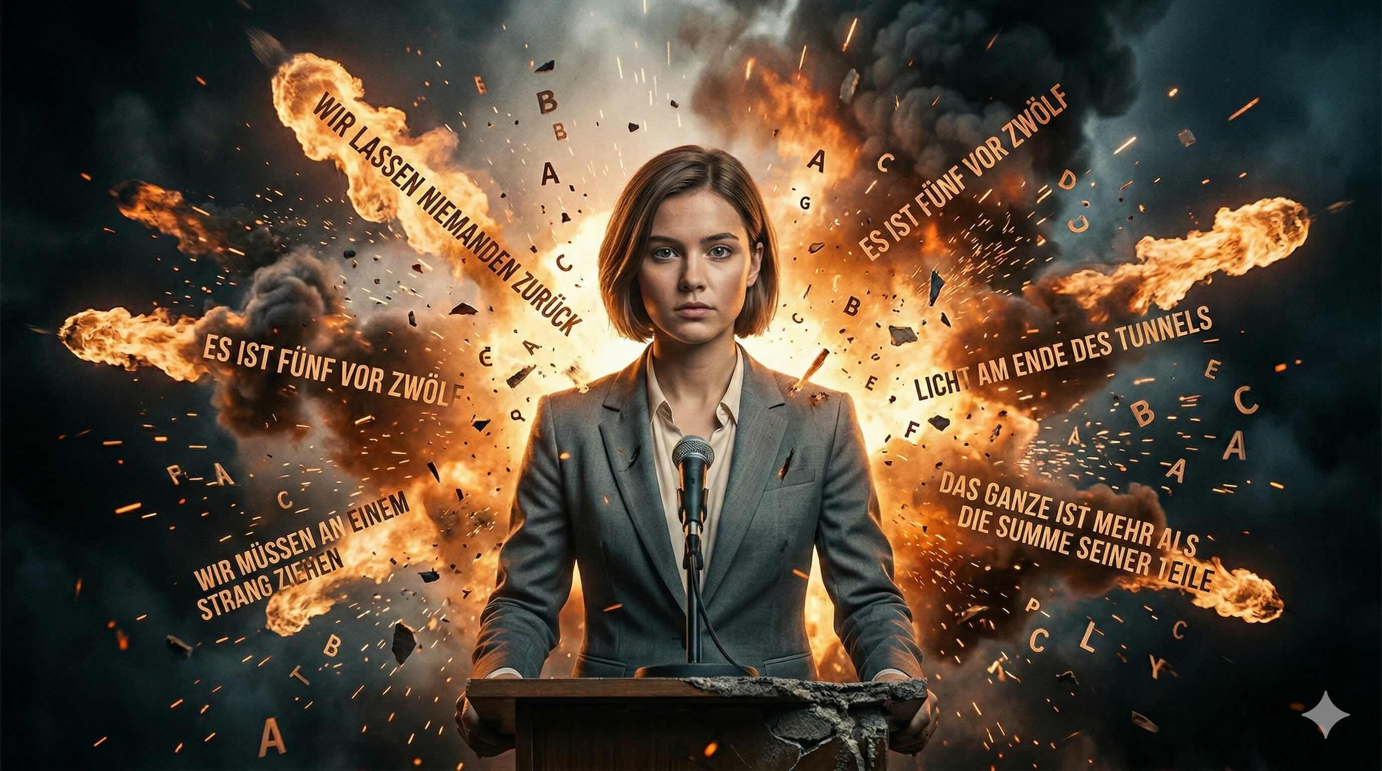 Über die Stränge schlagen.